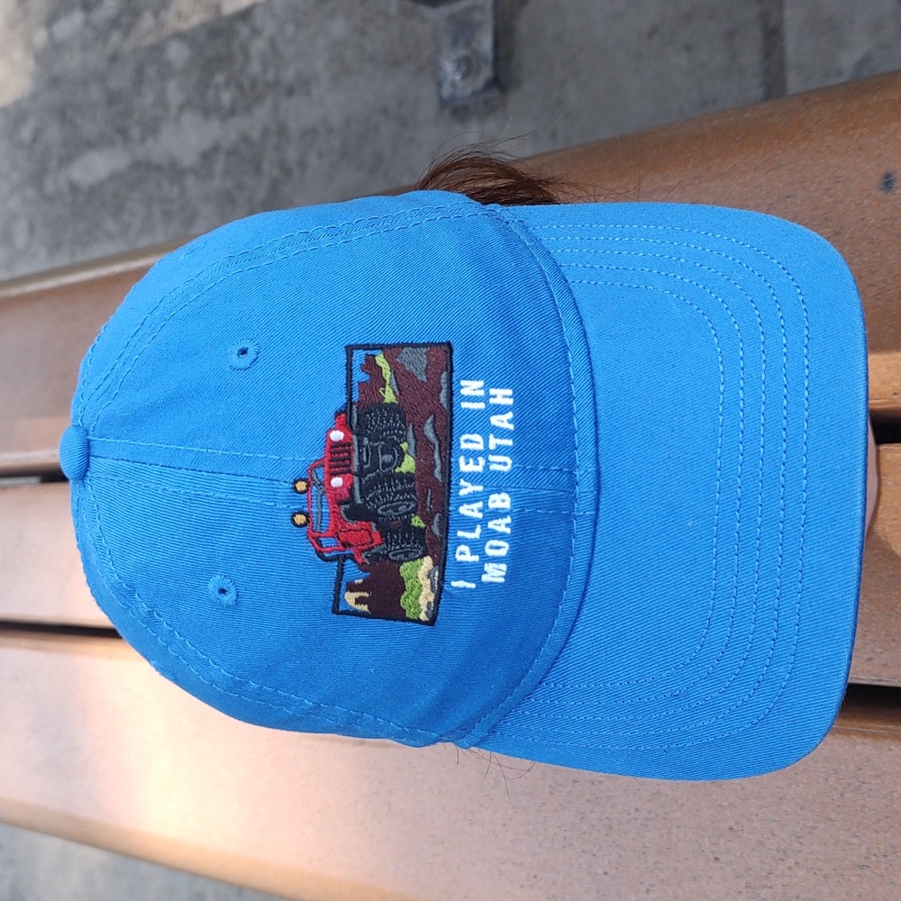 I Played in Moab Utah Monster Truck Bigfoot Embroidered Baseball Caps Youth